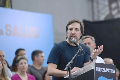 Nicolás Kreplak, el artífice del acto en Pilar.  (Fuente: Prensa)