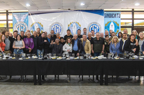 Un sector de la CGT se reunió el miércoles en Ezeiza. (Fuente: Prensa)