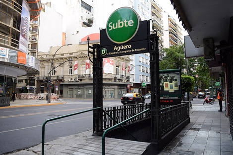Cierra la estación Agüero de subte por obras