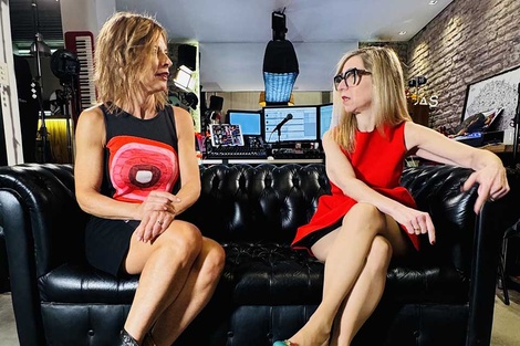 Mariana Carbajal junto a Ingrid Beck hacen Encendidas en vivo. (Fuente: Gentileza)