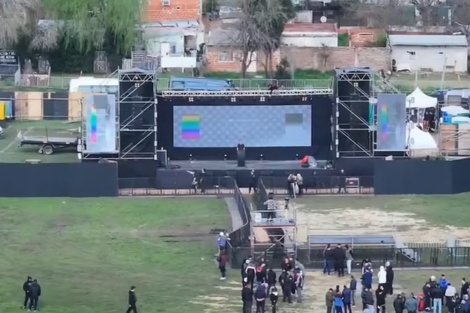 Habló la presidenta del club de Moreno: "Ofrecí el lugar porque es un orgullo que venga el Presidente"
