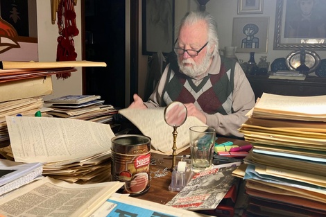 Roberto Baschetti, también autor de "Documentos de la resistencia peronista" y "Argentinos, judíos, rebeldes, revolucionarios", entre otros libros.  (Fuente: Gentileza)