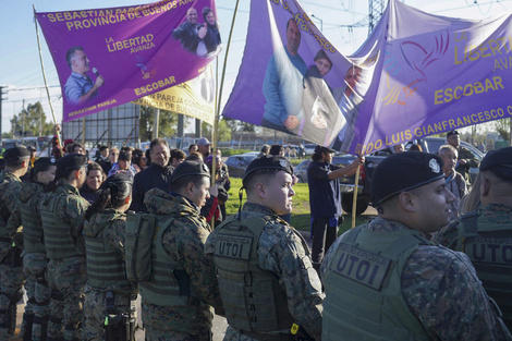 El operativo de seguridad contó con Prefectura, Gendarmería, PFA y Policía Bonaerense.