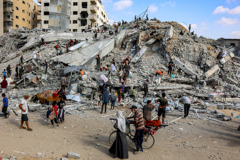 Más de 60 muertos en bombardeos israelíes en Gaza