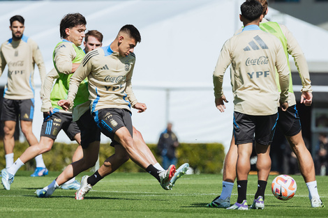 Selección Argentina: última práctica en el país y a preparar maletas