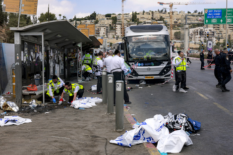 Un atentado deja seis víctimas fatales y al menos 15 heridos en Jerusalén