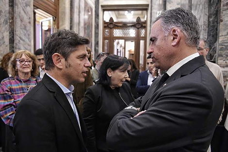 Los presidentes insultados por Milei felicitan a Kicillof