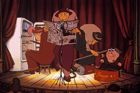 Las trillizas de Sylvain Chomet