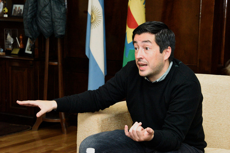 Leonardo Nardini, intendente de Malvinas Argentinas. 