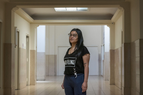 Micaela Pavón tenía 13 años cuando fue mamá y dieron su hijo en adopción. 