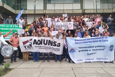 Amplio rechazo en Salta al veto a la Ley Financiamiento Universitario 
