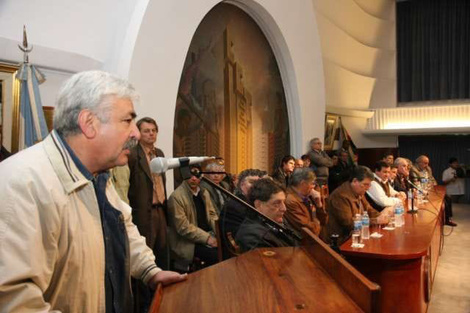 El secretario general Oscar Roberto Silva.