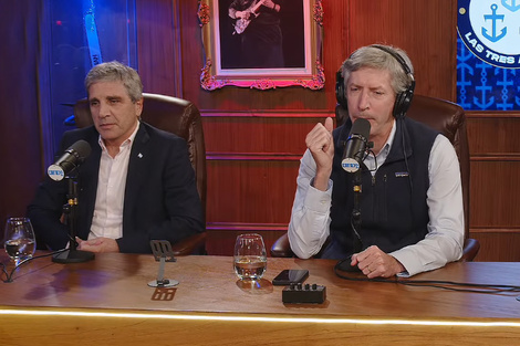 Santiago Bausili, presidente del Banco Central, habló por streaming junto a Luis Caputo