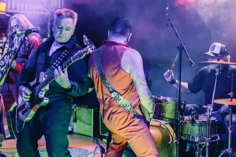 Roma Pagana está integrada por Andrea Prodan (guitarra y voz), Fabian "Rojo" Limardo (guitarra), Diego Segovia (bajo) y Diego Lavorato (batería). (Fuente: Imagen web)
