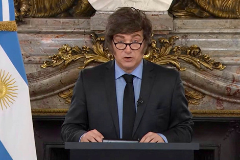 Javier Milei habla hoy en cadena nacional en el peor momento de su gobierno