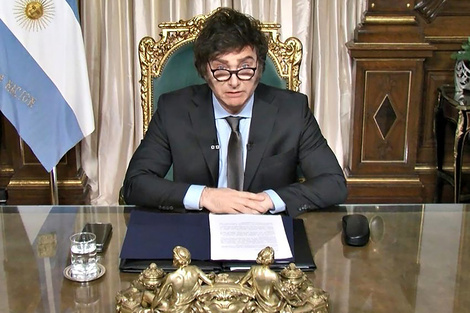 Javier Milei presenta el Presupuesto 2026 en cadena nacional atrincherado en el déficit cero