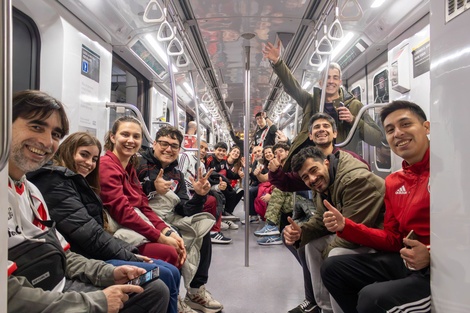 El Subte línea D extiende su horario este miércoles por el partido River vs. Palmeiras
