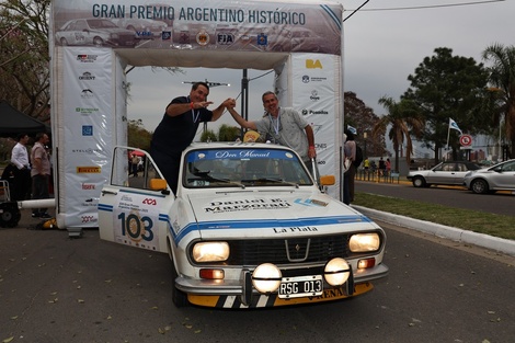 Dos amigos platenses se impusieron en el Gran Premio Histórico