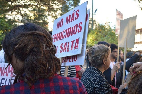 Reclamo contra los femicidios