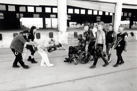 Filmando la tercera parte de The Decline of Western Civilization (Fuente: Archivo)