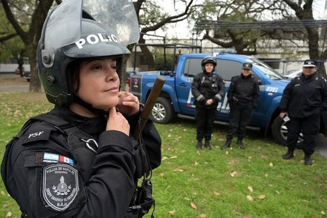 Más del 35% de miembros de la policía de Santa Fe, son mujeres. (Fuente: Sebastián Granata)