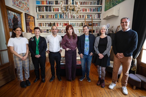 Cristina recibió a los candidatos porteños de Fuerza Patria