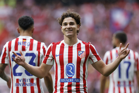 Julián Alvarez le anotó dos al Real Madrid