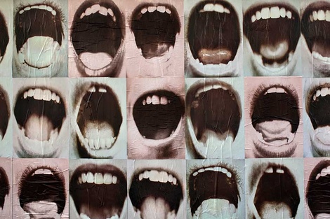 Bocanada, serie de intervenciones de  la artista Graciela Sacco.  (Fuente: Imagen web)