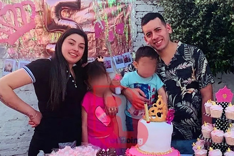 Brisa Laguizamón y Esteban Rocha.