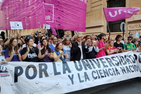 Rosario volvió a movilizarse ayer.