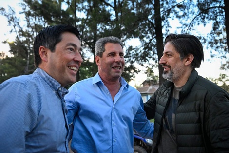 Leonardo Nardini, Segio Uñac y Nicolás Trotta. 