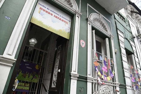 La fachada del ahora jardín cooperativo.