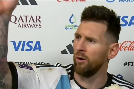 Milei se tragó un 'Andá pa ya' de Messi
