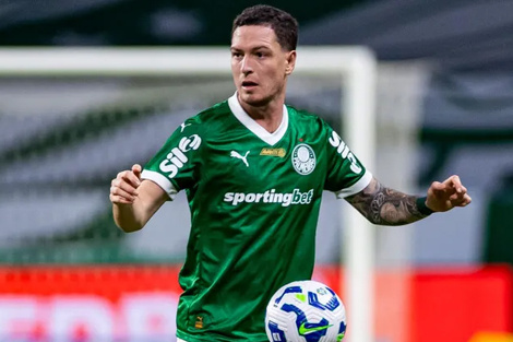Aníbal Moreno, de 26 años, ya tiene 106 partidos en el Palmeiras.