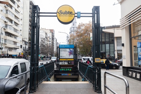 Subte: cierran la estación Río de Janeiro de la línea A por obras