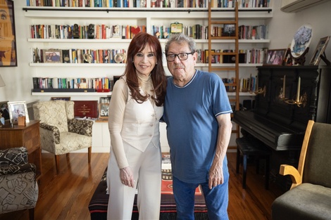 Cristina recibió al escritor mexicano Paco Ignacio Taibo II