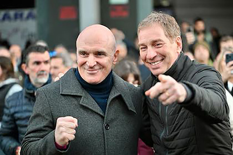 Espert y Santilli: altri tempi.