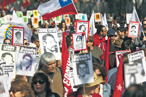 Chile reconocerá jurídicamente a los detenidos desaparecidos durante la dictadura
