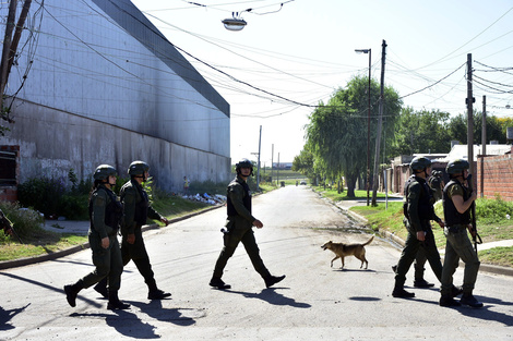Las fuerzas federales abandonadas por las Fuerzas del Cielo. (Fuente: Gentileza)