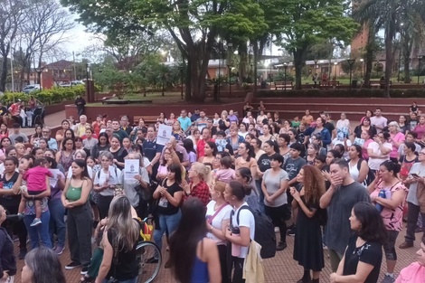 Todo un pueblo marchó por ella