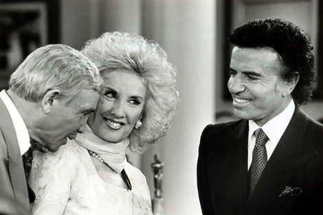 Romay, Mirtha y Menem. Aquellos tiempos de la tele. (Fuente: Gentileza)