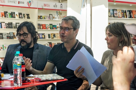 César Arrueta, Diego Ashur y Paola Audisio