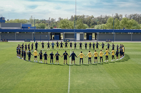 El emotivo homenaje a Russo en el primer entrenamiento de Boca