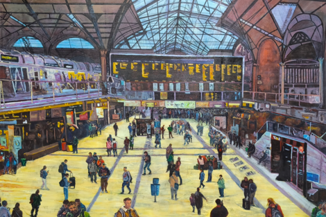 La pintura como resultado de meditaciones urbanas