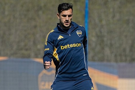 Paredes no perdió el tiempo: volvió y se entrenó con Boca 