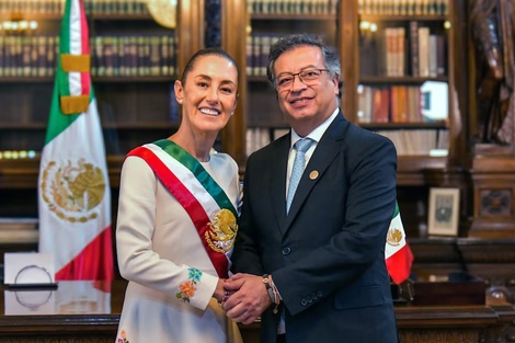 Sheinbaum y Petro se expresaron a favor de que América latina tenga relaciones abiertas con todo el mundo