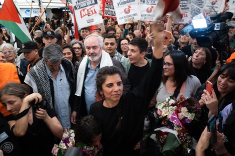 Celeste Fierro es una de lxs tres argentinxs y las 497 personas de 47 países que integraron la flotilla Global Sumud con el objetivo de llevar alimentos, medicinas, y lo necesario para sobrevivir al genocidio en Gaza. (Fuente: Gentileza)
