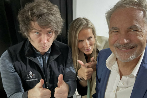 Varsavsky, cuando cenó con Milei.