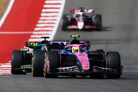 Franco Colapinto largó 15º y terminó 17º en el circuito de Austin, Texas. (Fuente: AFP)