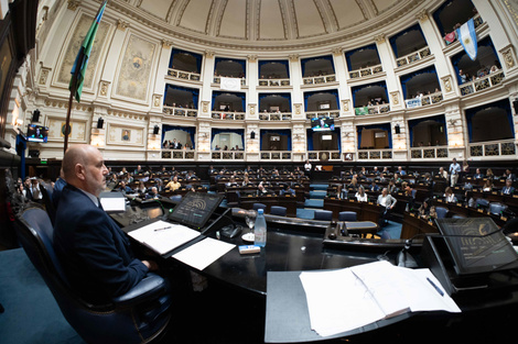 La cámara de diputados bonaerense. (Fuente: Prensa)